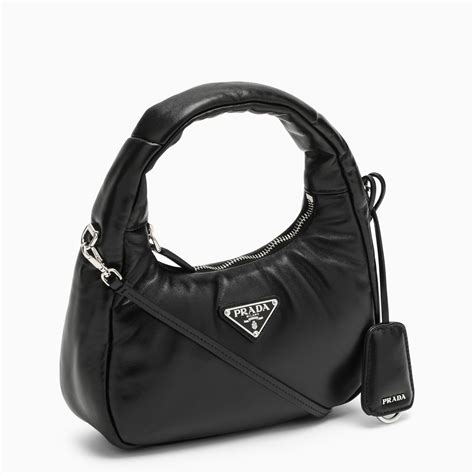 borse piccole nere prada|Borsa Prada Soft Mini in pelle in Nero .